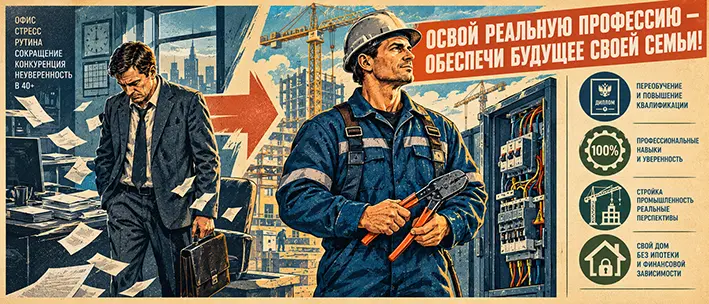 После 40 лет: приговор для офиса и золотой век на стройке. Как слезть с «мертвой лошади» и начать зарабатывать